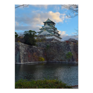 osaka castle dec fototryck