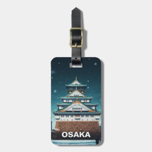 Osaka Castle Japan Night Travel Bagagebricka