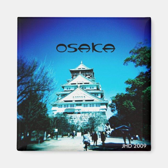 Osaka Castle Magnet (Framsidan)