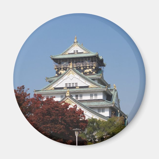 Osaka Castle Magnet (Framsidan)