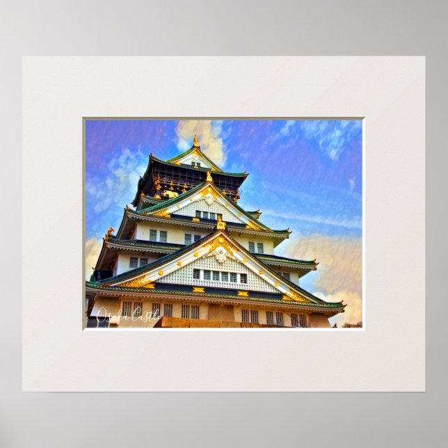 Osaka Castle Poster (Framsidan)