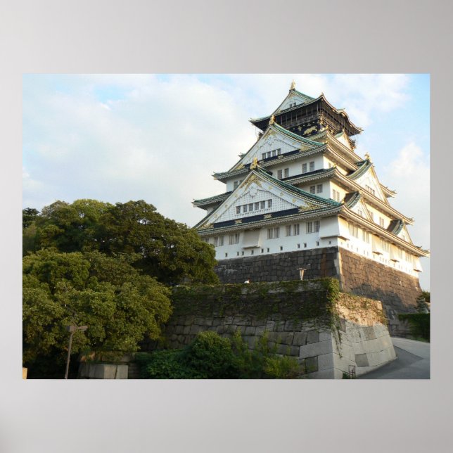 Osaka Castle Poster (Framsidan)