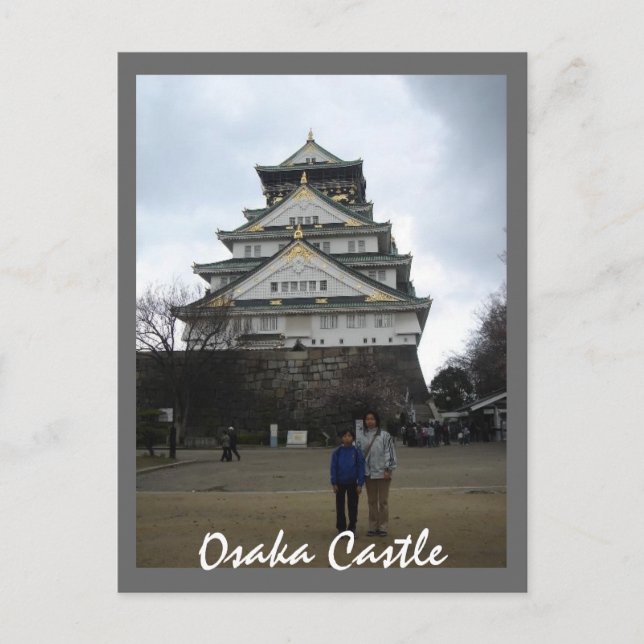 Osaka Castle Vykort (Framsida)