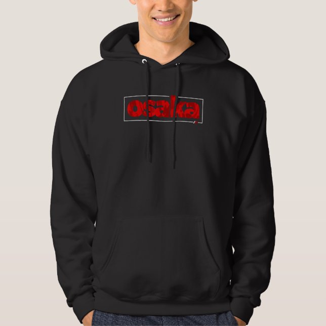 Osaka City, Japan, Street Food Capital Hoodie (Framsida)