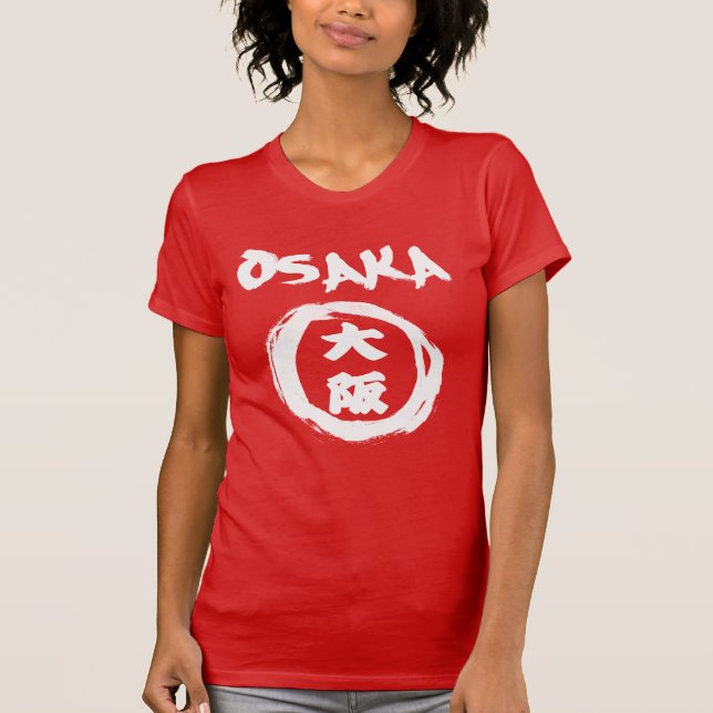 Osaka Graffiti Kanji T Shirt (Framsida)