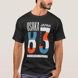Osaka Japan 83 Ocean North Väster Pacific T Shirt