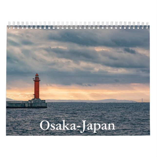Osaka-Japan Calendar Kalender (Omslag)