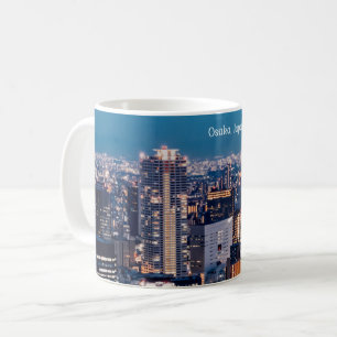 Osaka Japan cityscape-foto Kaffemugg