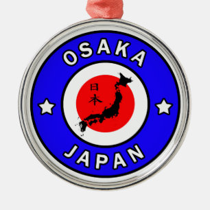 Osaka Japan Julgransprydnad Metall
