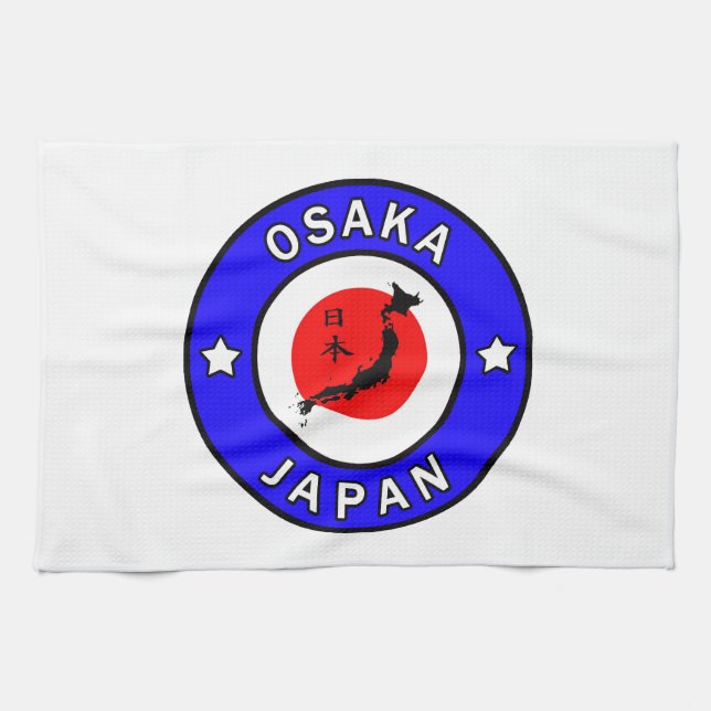Osaka Japan Kökshandduk (Horisontell)