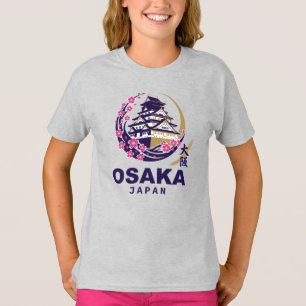 Osaka Japan Körsbärsblom T Shirt