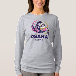 Osaka Japan Körsbärsblom T Shirt