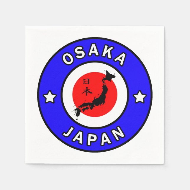 Osaka Japan Pappersservett (Framsidan)