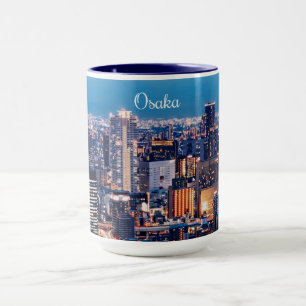 Osaka Japan stadsbild Mugg
