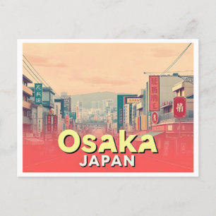 OSAKA JAPAN VINTAGE VYKORT