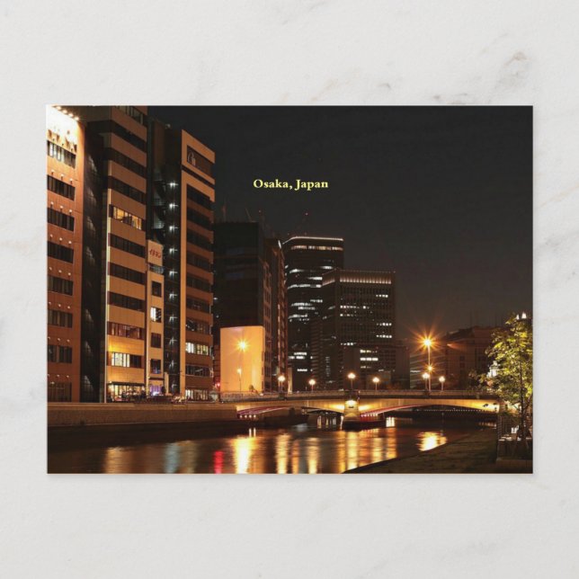 Osaka, Japan Vykort (Framsida)