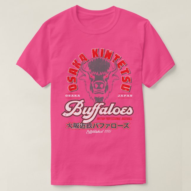 Osaka Kintetsu Buffaloes T Shirt (Design framsida)