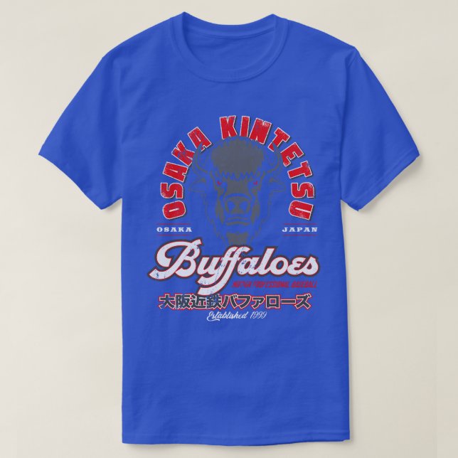 Osaka Kintetsu Buffaloes T Shirt (Design framsida)