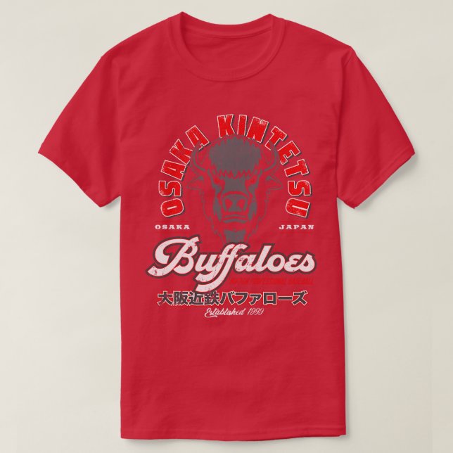 Osaka Kintetsu Buffaloes T Shirt (Design framsida)