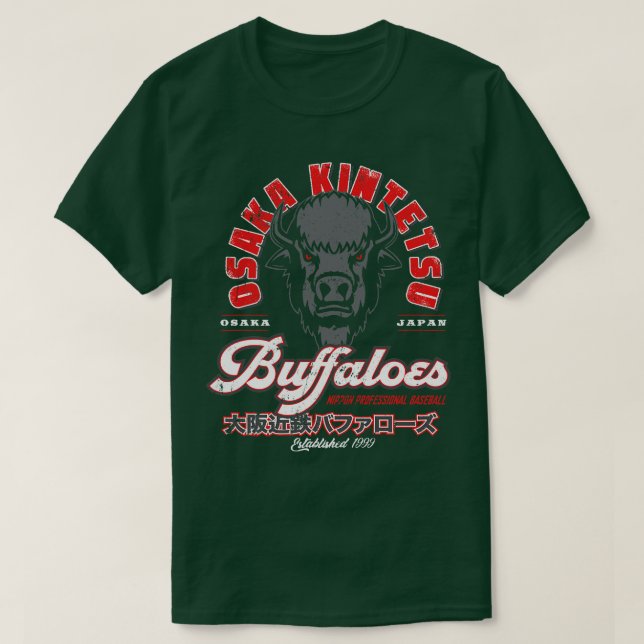 Osaka Kintetsu Buffaloes T Shirt (Design framsida)