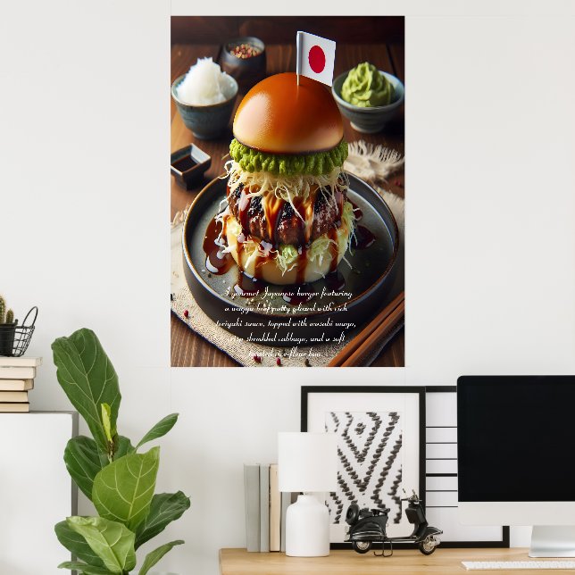 Osaka Oishii Burger Dream 24x36 Poster (Hemmakontoret)