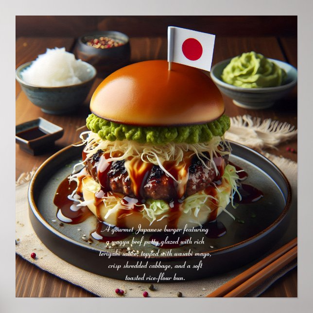 Osaka Oishii Burger Dream Poster (Framsidan)