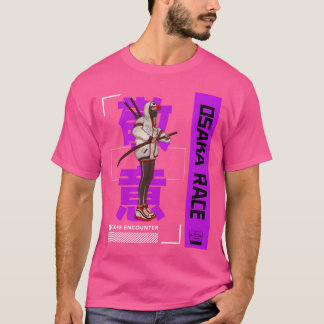 osaka race anime present t shirt