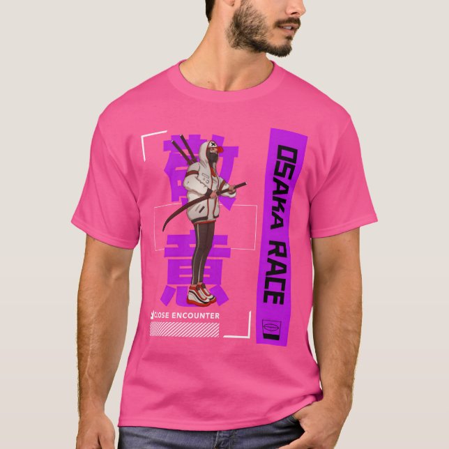 osaka race anime present t shirt (Framsida)