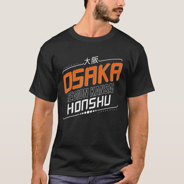Osaka Region Kansai Honshu T Shirt (Framsida)