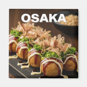 Osaka Takoyaki Japansk Food Magnet