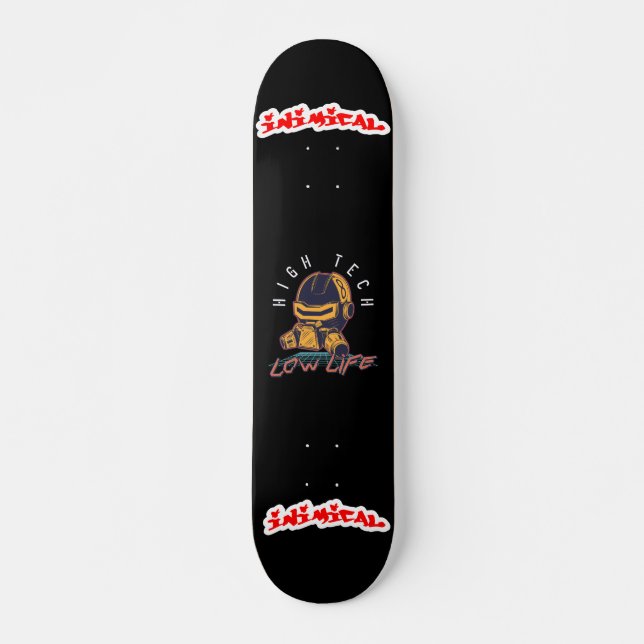 Osäker högteknologi med låg livslängd mini skateboard bräda 18,5 cm (Framsida)