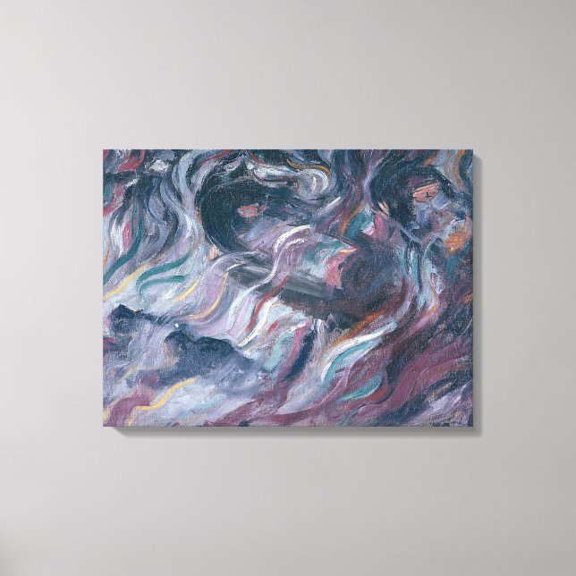 Osäkerhet I. Farewells (triptych) 1911 (oi) Canvastryck (Framsida)