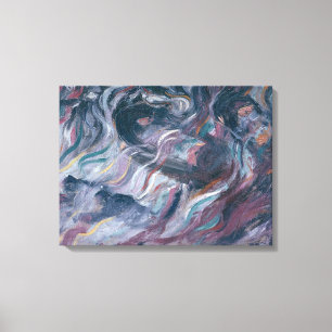 Osäkerheter I. Avskeden (triptych) 1911 (oien Canvastryck
