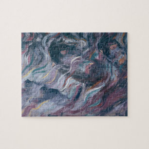 Osäkerheter I. Avskeden (triptych) 1911 (oien Pussel