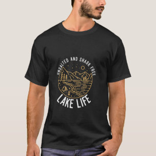 Osaltat och hajfritt havschar A i Sjö, fritt från T Shirt