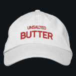 Osaltat smör broderad keps<br><div class="desc">Lägg till en aning vilt stil till din garderoba med vår saltade smörets broderade basket. Detta tak har en viskartad utformning av en saltad smörpt som är broderad för en högkvalitativ avsluta. Oavsett om du är ute på en avslappnad dag eller kör fel, är det här skyddshöljet säkert en smakfull...</div>