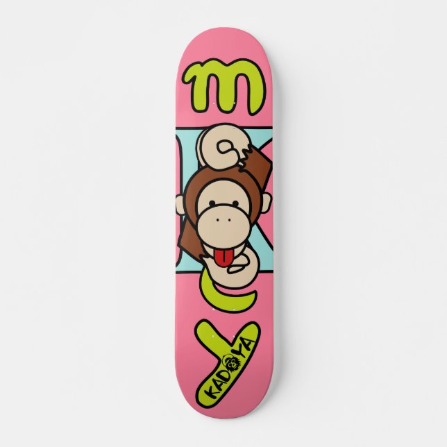 OSALU_monkey Mini Skateboard Bräda 18,5 Cm (Framsida)