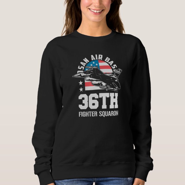 Osan Air Base 36th Fighter Squadron South Korea So T Shirt (Framsida)