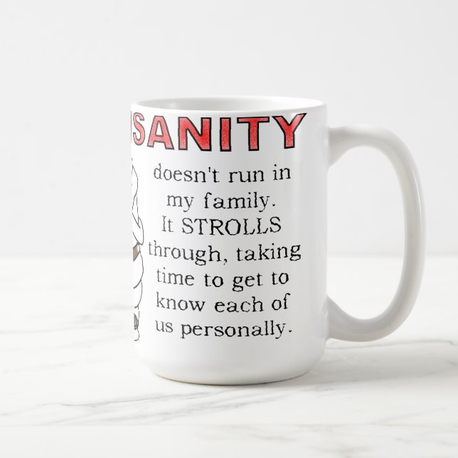 Osanity Strolls Funny Mug Kaffemugg (Höger)