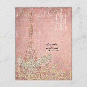 OSAvintageParis Parisian stilfullt bröllop OSA Kort