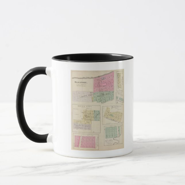 Osawatomie, White City, Delavan, Milton, Kansas Mugg (Vänster)