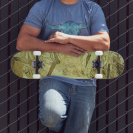 OSB Chip Board Plywood Old School Skateboard Bräda 18 Cm