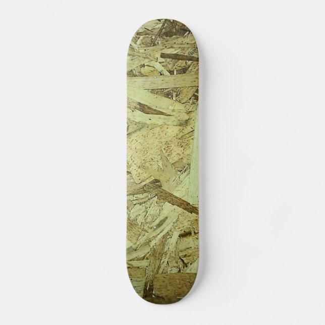 OSB Chip Board Plywood Skateboard Bräda 21,5 Cm (Framsida)