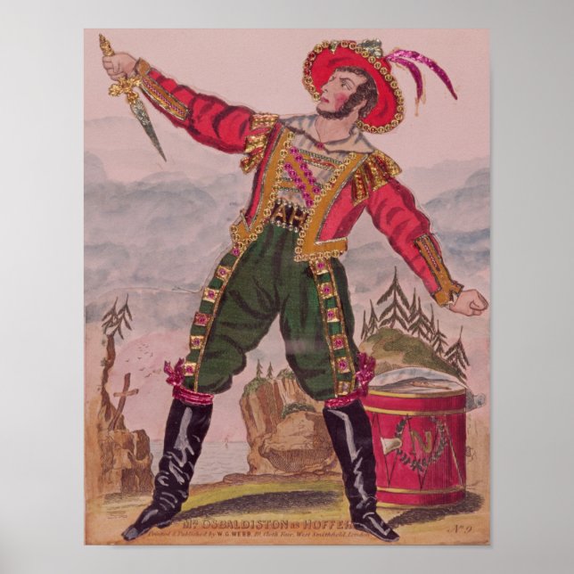 Osbaldiston som Andreas Hofer Poster (Framsidan)