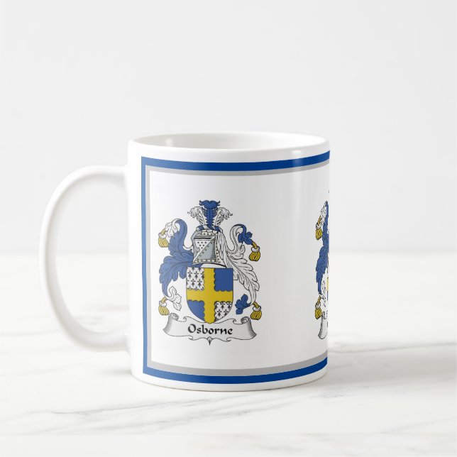 Osborne Family Crest* Osborne Jackar Arm* Kaffemugg (Vänster)