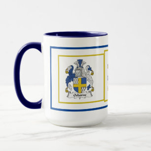 Osborne Family Crest* Osborne Jackar Arm* Mugg
