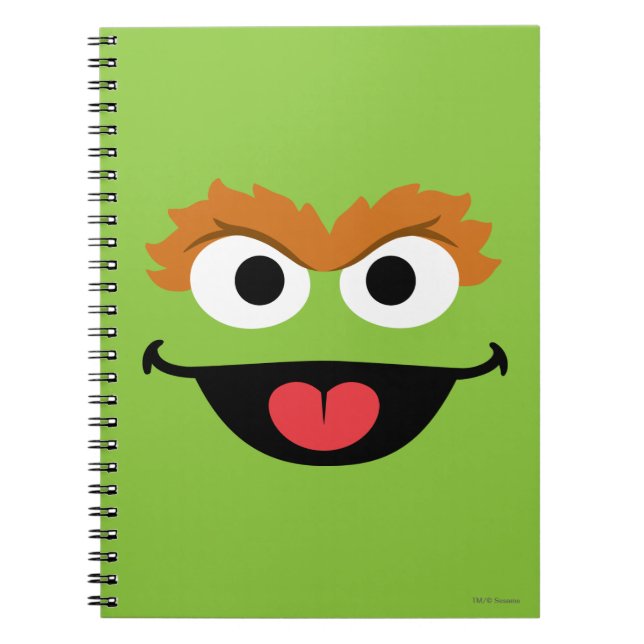 Oscar Ansikte Art Anteckningsbok (Framsidan)