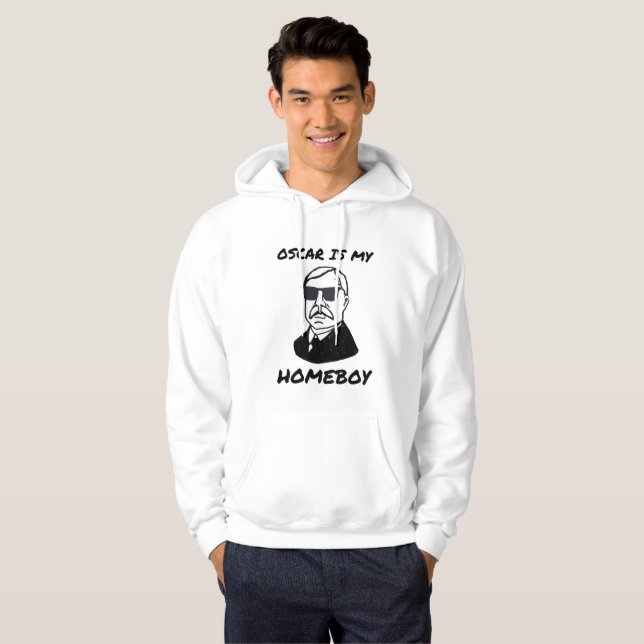 Oscar är min homeboyhoodie hoodie (Hel framsida)