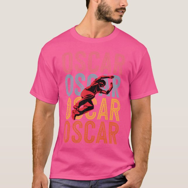 Oscar Custom Parkour Hobbyist T Shirt (Framsida)
