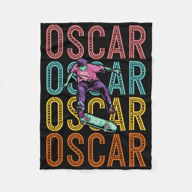 Oscar Custom Skateboarding Hob  Fleecefilt (Framsidan)